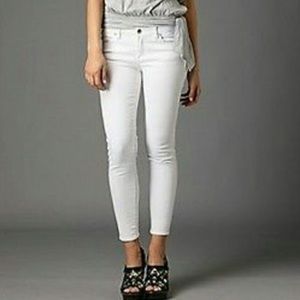 Free people white skinny jeans size 30